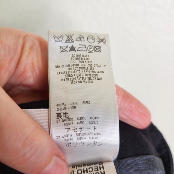 Red Valentino Black Textured Skirt 44 - Picture 6 of 6